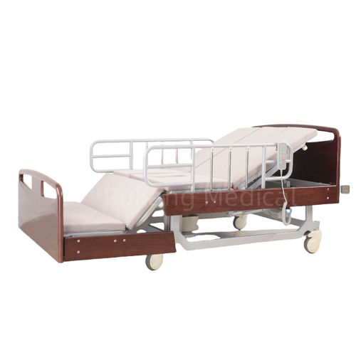 Cama para asistencia domiciliaria - DA-3(H2) - Hebei Pukang Medical Instruments - eléctrica / geriátrica / con ruedas