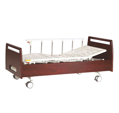 Cama para asistencia domiciliaria - B-1 - Hebei Pukang Medical Instruments - manual / de altura fija / con ruedas
