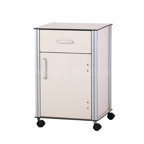 Mesa de cabecera con ruedas - D-13 - Hebei Pukang Medical Instruments - con cajones