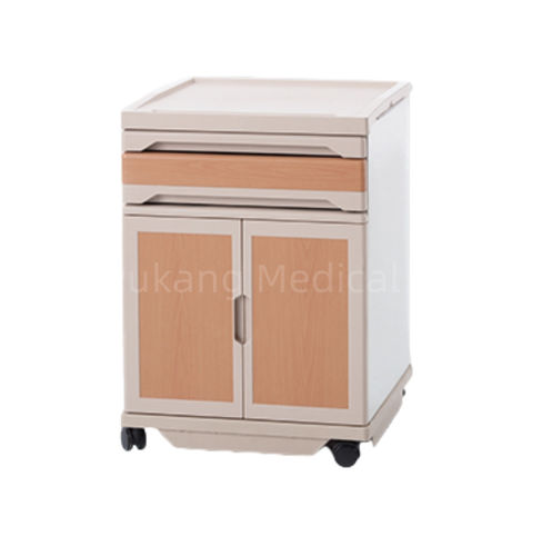 Mesa de cabecera con ruedas - D-19 - Hebei Pukang Medical Instruments - con cajones
