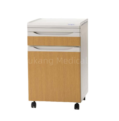Mesa de cabecera con ruedas - D-23 - Hebei Pukang Medical Instruments - con cajones