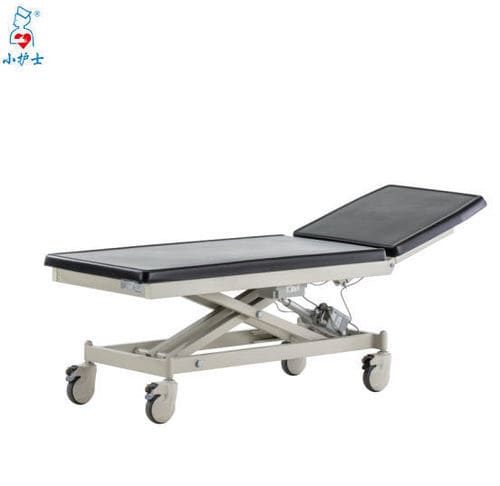 Camilla de exploración para adulto - DB-40 - Hebei Pukang Medical Instruments - eléctrica / de altura variable / con respaldo regulable