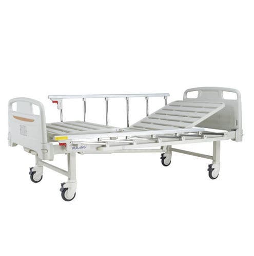 Cama de hospital - B-16 - Hebei Pukang Medical Instruments - manual / de altura fija / con ruedas