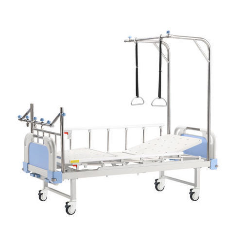 Cama de hospital - C-5 - Hebei Pukang Medical Instruments - médica / manual / con ruedas