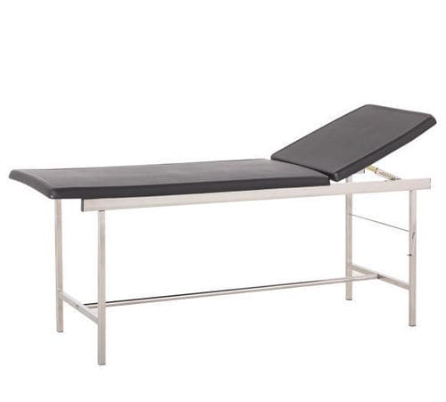 Camilla de exploración manual - B-40(C3) - Hebei Pukang Medical Instruments - de altura fija / con respaldo regulable / de 2 secciones