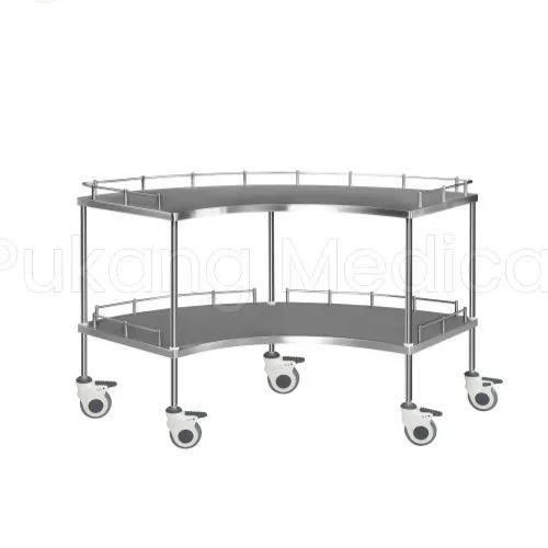 Mesa para habitación de pacientes - F-84 - Hebei Pukang Medical Instruments - de acondicionamiento de instrumental médico / para consulta médica / para la asistencia sanitaria