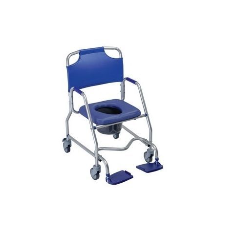 Silla de ducha con reposabrazos - OBANA - HERDEGEN - con ruedas / con reposapiés / con apertura higiénica
