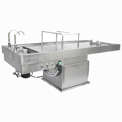 Mesa de lavado de cadáveres - SK-DT004 - Jiangsu Saikang Medical Equipment - rectangular / fija / de acero inoxidable