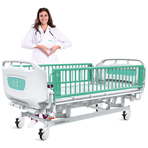 Cama de hospital - CD3q - Jiangsu Saikang Medical Equipment - manual / pediátrica / de altura regulable
