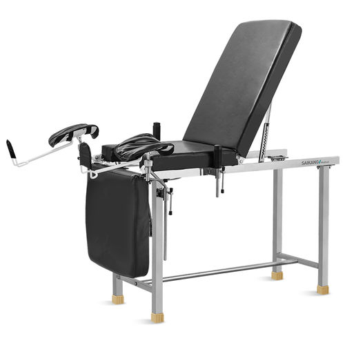 Camilla de exploración ginecológica - A045-1 - Jiangsu Saikang Medical Equipment - manual / de altura fija / con respaldo regulable
