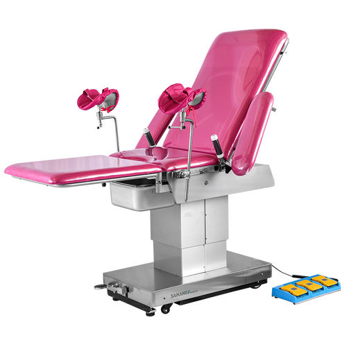 Camilla de exploración ginecológica - A99-1 - Jiangsu Saikang Medical Equipment - eléctrica / de altura variable / ergonómica