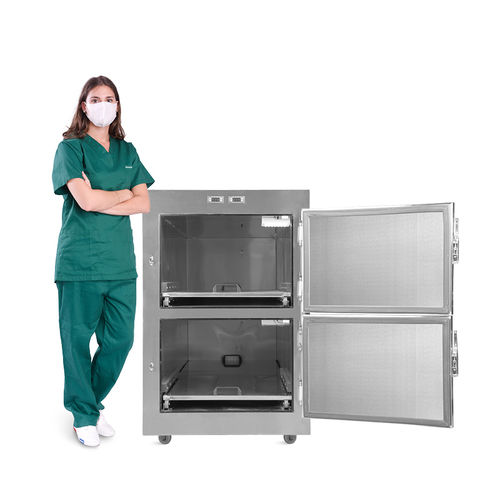 Cámara mortuoria frigorífica 2 cuerpos - SKB-7A002 - Jiangsu Saikang Medical Equipment - para camillas mortuorias / de carga frontal / para conservación temporal