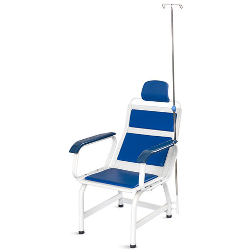 Sillón de descanso de cuero - SKE004-1 - Jiangsu Saikang Medical Equipment - con reposapiernas