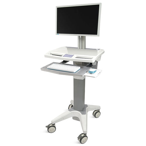 Carro informático de altura variable - SKR-B00 - Jiangsu Saikang Medical Equipment