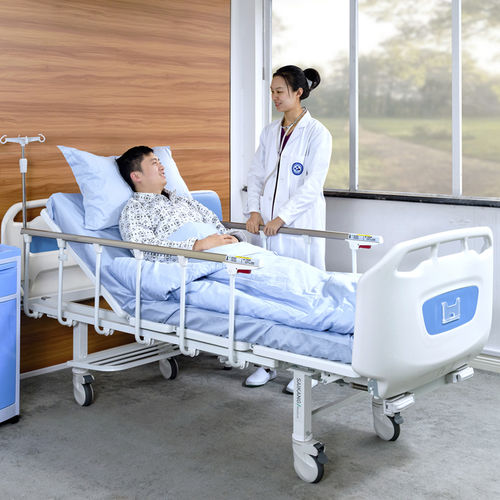 Cama de hospital - D2w - Jiangsu Saikang Medical Equipment - de larga estancia / para cuidados intensivos / manual