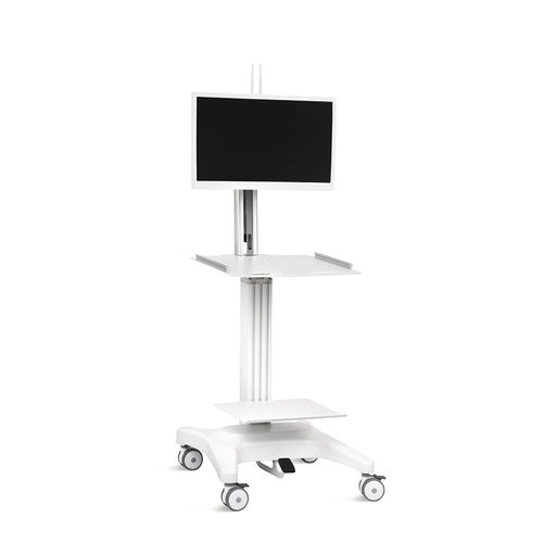 Carro informático médico - SKR-R04 - Jiangsu Saikang Medical Equipment - para ordenador portátil / accesorios / de altura variable