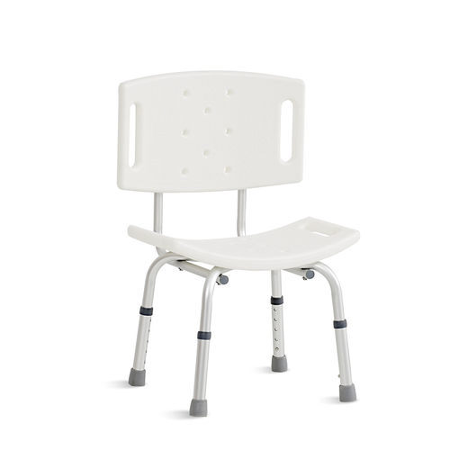 Silla de ducha con respaldo - Jiangsu Saikang Medical Equipment - para personas con movilidad reducida / ergonómica / de altura variable