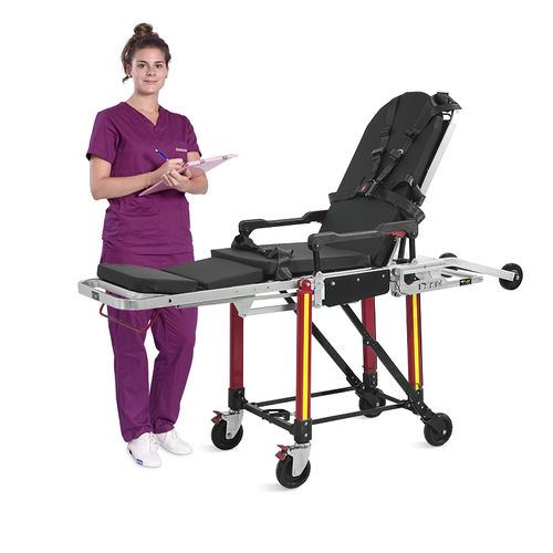 Carro camilla de transporte - SKB039(F) - Jiangsu Saikang Medical Equipment - para ambulancias / de salvamento / manual