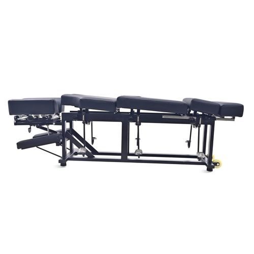Camilla de quiropráctica mecánico - SK-PB018 - Jiangsu Saikang Medical Equipment - con ruedas / con reposacabezas / con reposabrazos