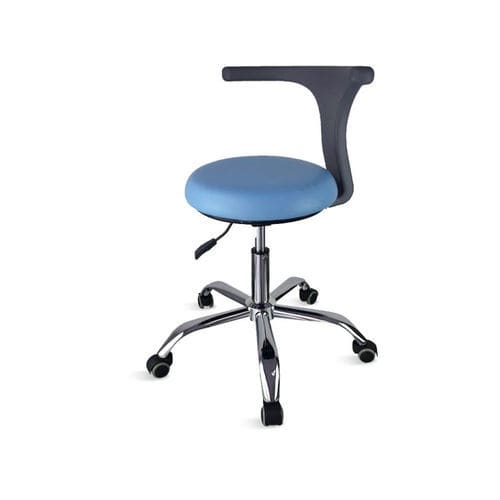 Sillón dental con actuador neumático - SE802 - Jiangsu Saikang Medical Equipment - móvil / plateado / con altura regulable