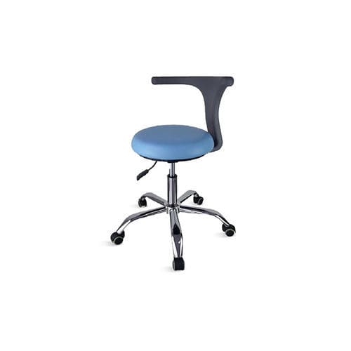 Sillón dental neumático - SKE802 - Jiangsu Saikang Medical Equipment - móvil / plateado / con altura regulable