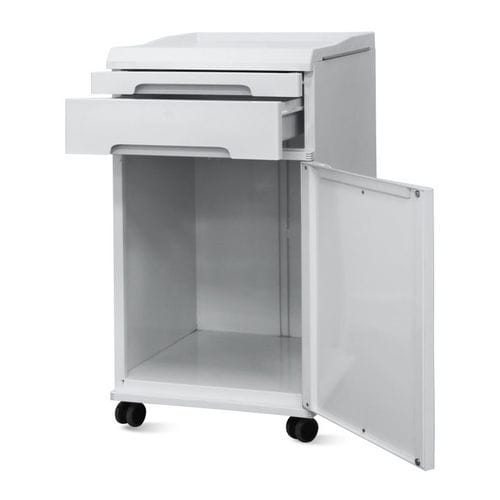 Mesa de cabecera con bandeja de cama - SKS007-4 - Jiangsu Saikang Medical Equipment - con armario / con cajones / de bloqueo