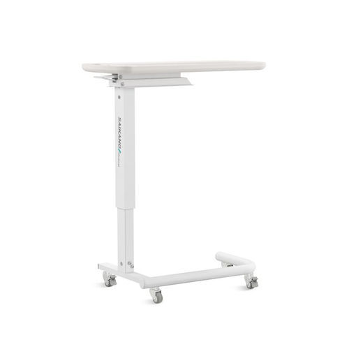 Mesa de cama de altura regulable - SKH046-14 - Jiangsu Saikang Medical Equipment - con ruedas / neumática / con accionamiento manual