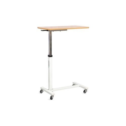 Mesa de cama de altura regulable - SKH042 - Jiangsu Saikang Medical Equipment - con ruedas / neumática / con accionamiento manual