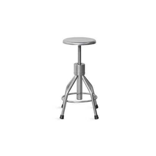 Silla de cirujano de altura variable - SKE017-4 - Jiangsu Saikang Medical Equipment - de acero inoxidable