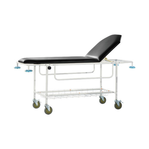 Carro camilla de transporte - YFTC-J2A(I) - Jiangsu Yongfa Medical Equipment Technology - manual / con respaldo regulable / con barreras laterales