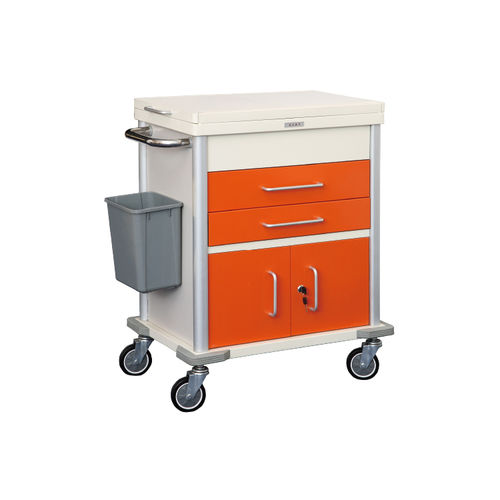 Carro de emergencia - YFN-002 - Jiangsu Yongfa Medical Equipment Technology - médico / de uso general / de plástico