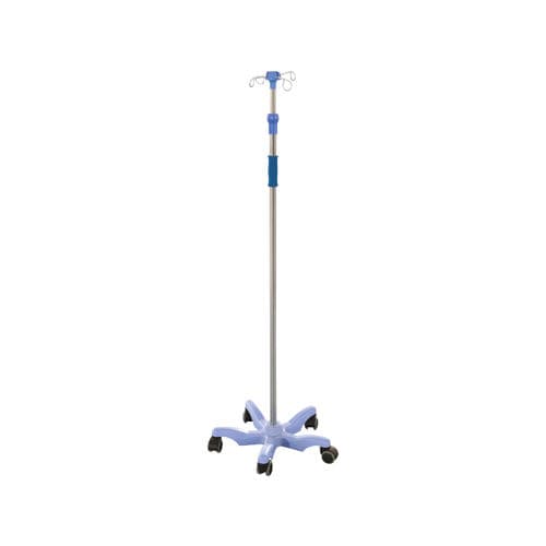 Portasueros con ruedas - YFQ-030 - Jiangsu Yongfa Medical Equipment Technology - 4 ganchos / de acero inoxidable