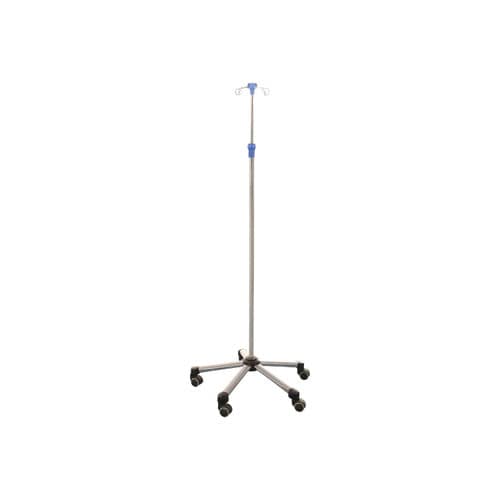 Portasueros con ruedas - YFQ-029 - Jiangsu Yongfa Medical Equipment Technology - 4 ganchos / de acero inoxidable