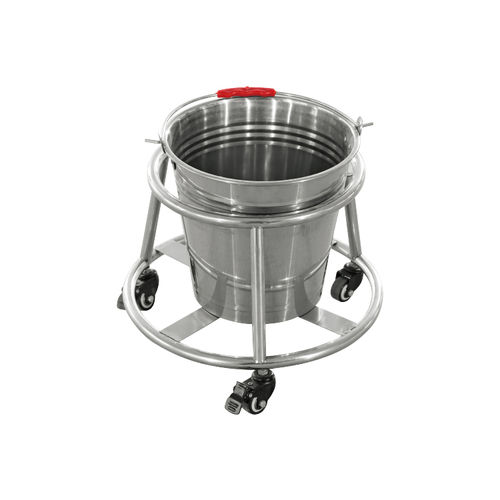 Portacuencos con ruedas - YFQ-200 - Jiangsu Yongfa Medical Equipment Technology - de acero inoxidable