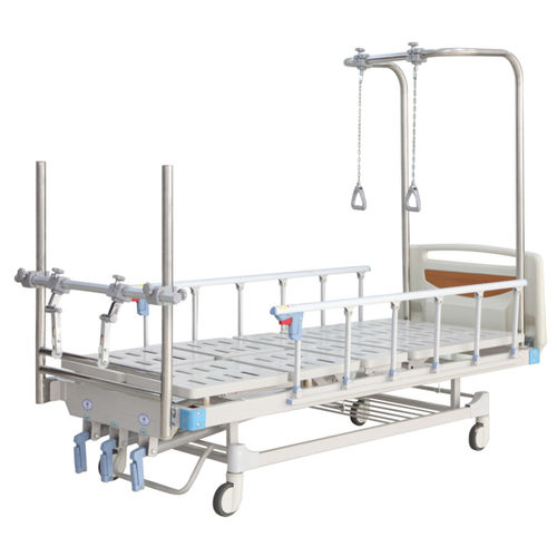Cama de hospital - YFG261K - Jiangsu Yongfa Medical Equipment Technology - manual / de altura fija / con ruedas