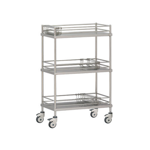 Carro de acero inoxidable - YFQ-T33 - Jiangsu Yongfa Medical Equipment Technology - con estante / móvil