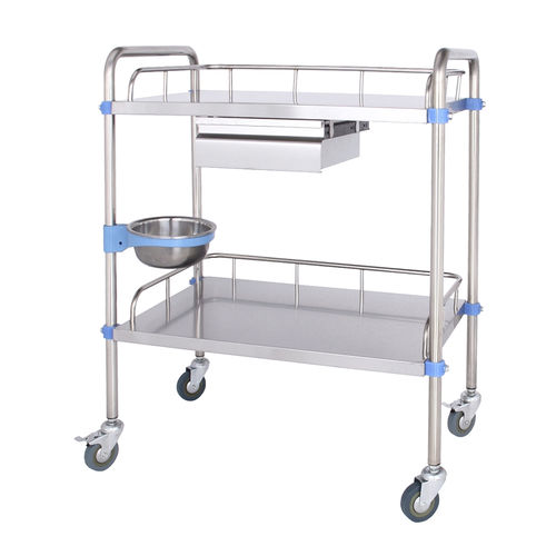Carro de acero inoxidable - YFQ-T75 - Jiangsu Yongfa Medical Equipment Technology - móvil