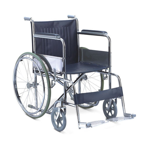 Silla de ruedas manual - YF809 - Jiangsu Yongfa Medical Equipment Technology - todoterreno / con reposapiernas / marco de acero