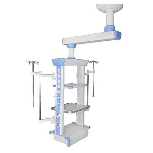 Brazo de distribución de techo - YF-EP-01S(II) - Jiangsu Yongfa Medical Equipment Technology - para cuidados intensivos / de brazo simple / fijo
