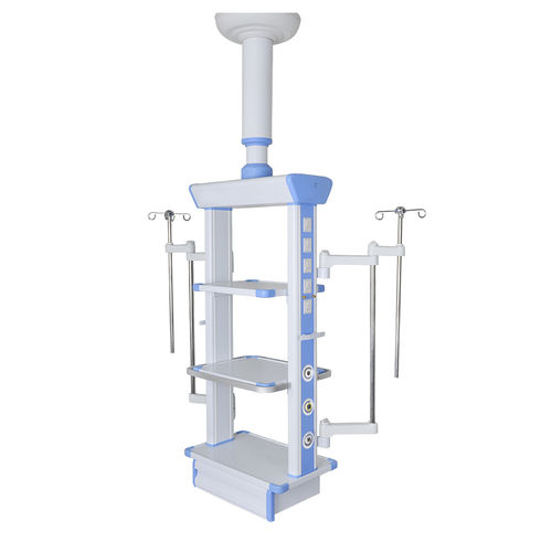 Columna de suministro de techo - YF-EP-03R - Jiangsu Yongfa Medical Equipment Technology - para endoscopia / de altura regulable / rotativo