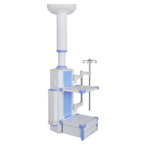 Columna de suministro de techo - YF-EP-04R(II) - Jiangsu Yongfa Medical Equipment Technology - para endoscopia / de altura regulable / rotativo