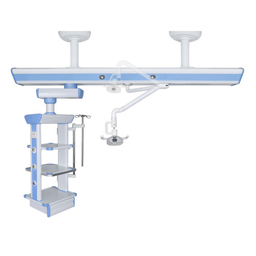 Columna de distribución de techo - YF-MP-03D - Jiangsu Yongfa Medical Equipment Technology - para cuidados intensivos / de altura regulable / rotativo