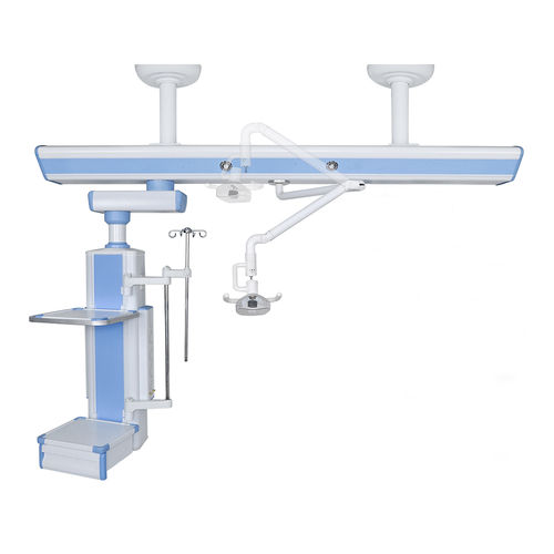 Columna de distribución de techo - YF-MP-03D(II) - Jiangsu Yongfa Medical Equipment Technology - para cuidados intensivos / de altura regulable