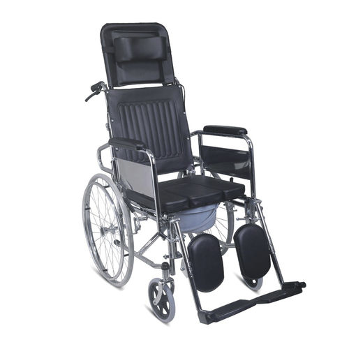 Silla de ruedas manual - YF-CO01 - Jiangsu Yongfa Medical Equipment Technology - de exterior / con orinal