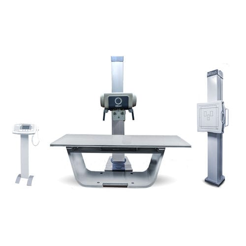 Sistema de radiografía digital - Trivitron Healthcare - con Bucky en el suelo