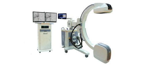 Arco quirúrgico móvil - Smart Touch - Trivitron Healthcare - con sensor plano / con columna de vídeo