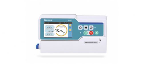 Bomba de jeringa 1 vía - Intrafuse Grand - Trivitron Healthcare - con pantalla táctil