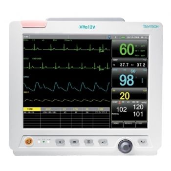 Monitor de paciente de mesa - i Vita12V  - Trivitron Healthcare - ECG / de temperatura / PNI