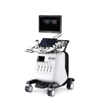 Ecógrafo con soporte - SonoRad V60 - Trivitron Healthcare - para ecografía polivalente / blanco y negro / doppler-color