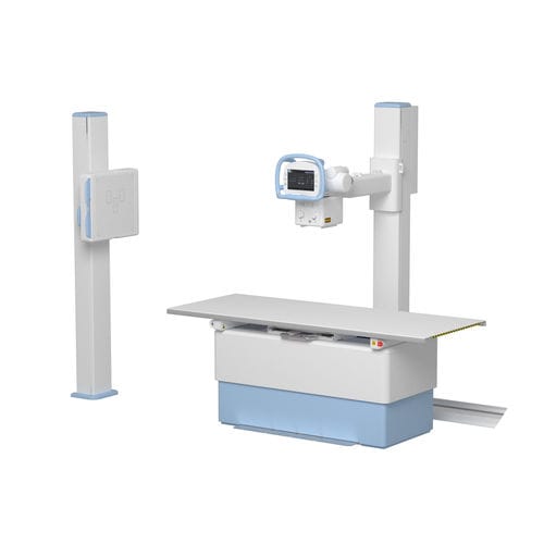Sistema de radiografía digital - AeroDR FX - Konica Minolta Healthcare - para radiografía polivalente / con Bucky en el suelo / fijo
